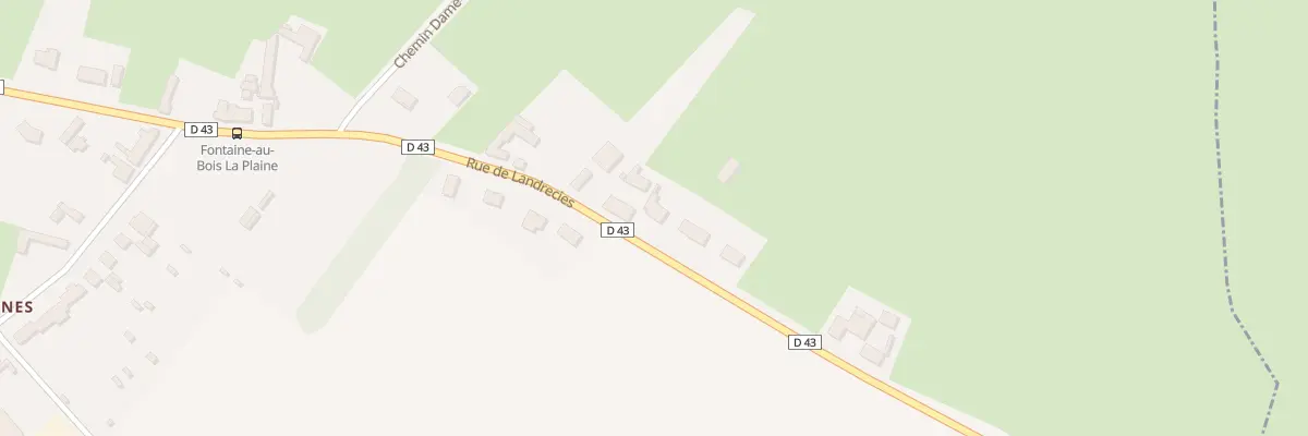 Plan du 133 Rue de Landrecies à Fontaine-au-Bois
