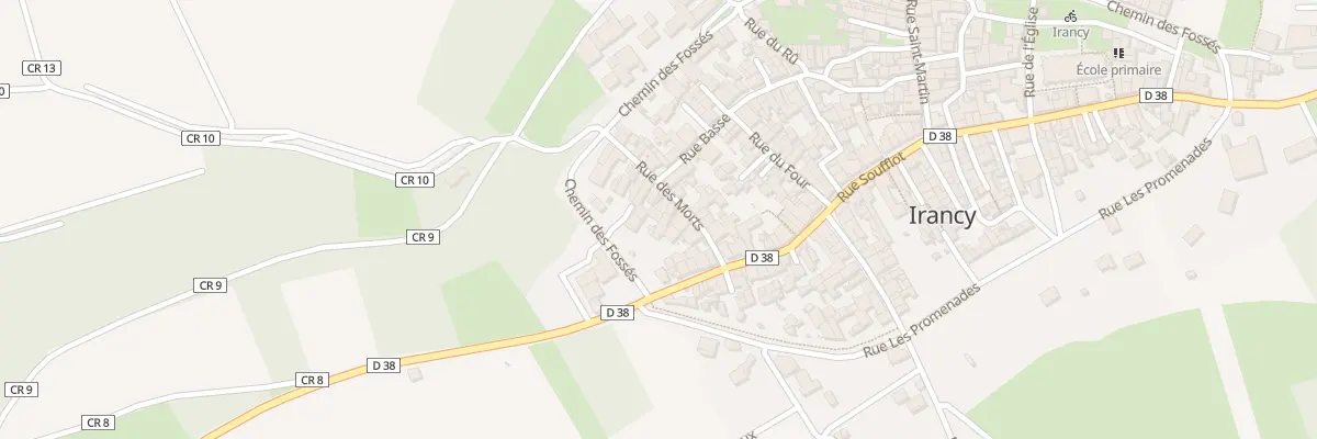 Plan du 11 Rue des Morts à Irancy