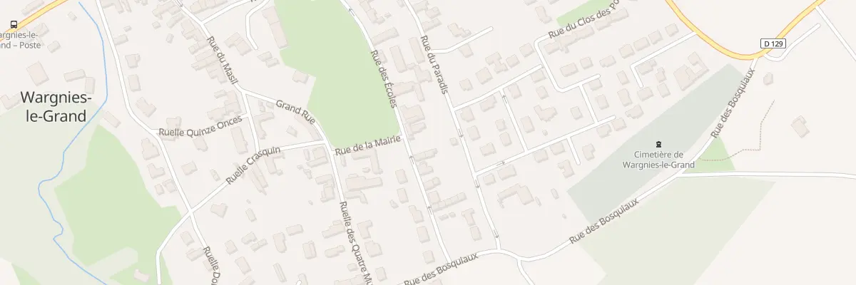 Plan du 24 Rue du Paradis à Wargnies-le-Grand
