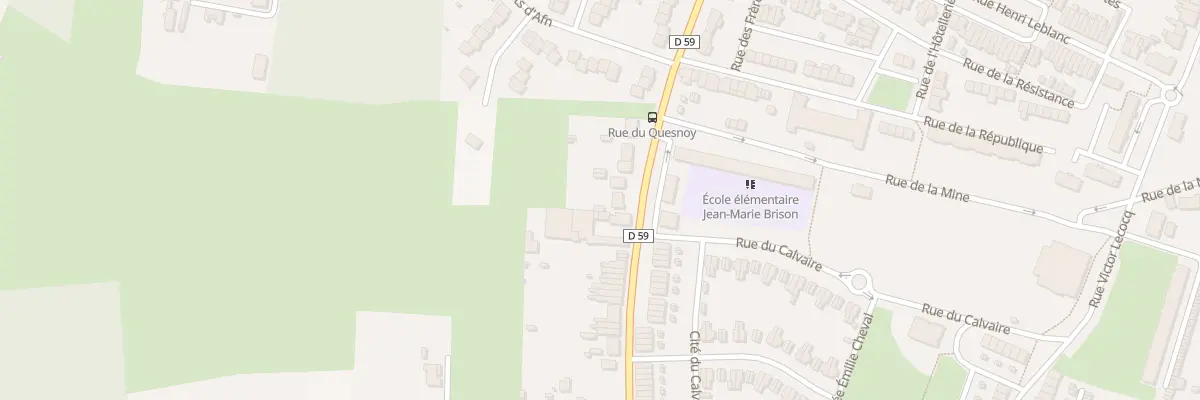 Plan du 171 Rue du Quesnoy à Quiévrechain