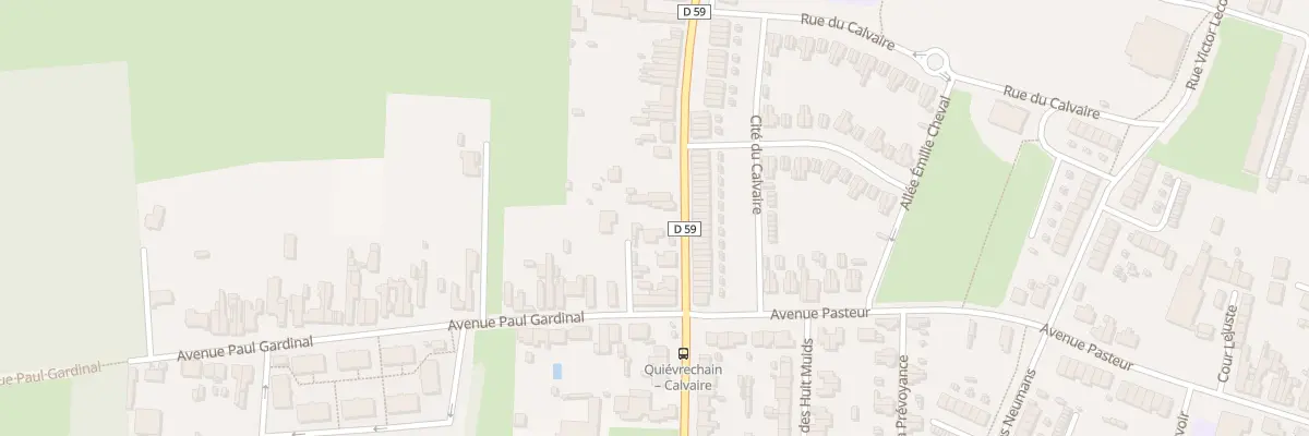 Plan du 207 Rue du Quesnoy à Quiévrechain