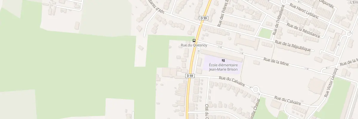 Plan du 167 Rue du Quesnoy à Quiévrechain