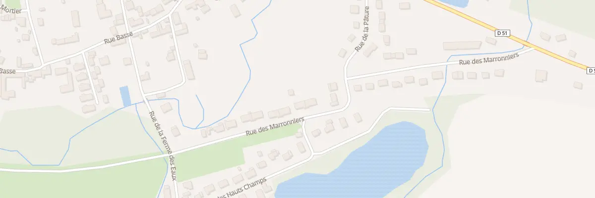 Plan du 8 Rue des Marronniers à Esclavolles-Lurey