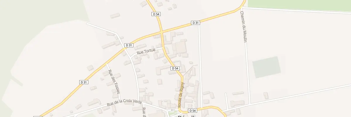 Plan du 18 Rte de Rigny à Bérulle