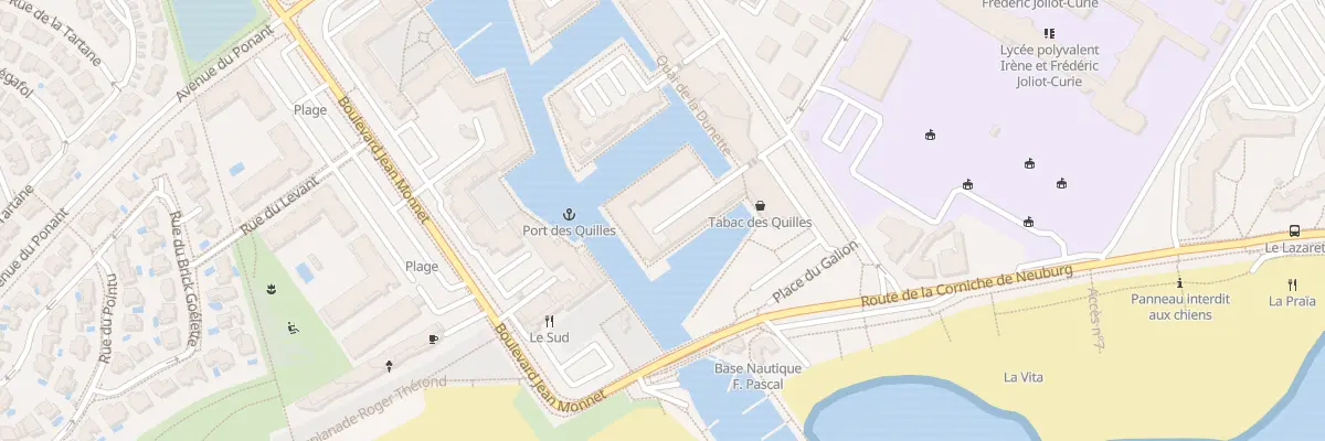 Plan du 4 Rue des Marines de Saint Clair à Sète