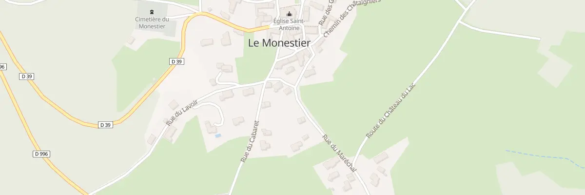 Plan du 5057 Le Bourg au Monestier