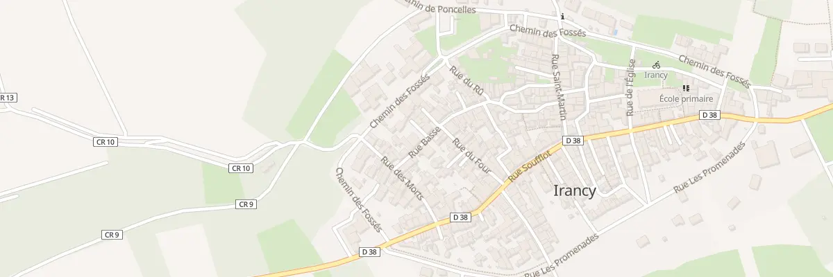Plan du 30 Rue Basse à Irancy