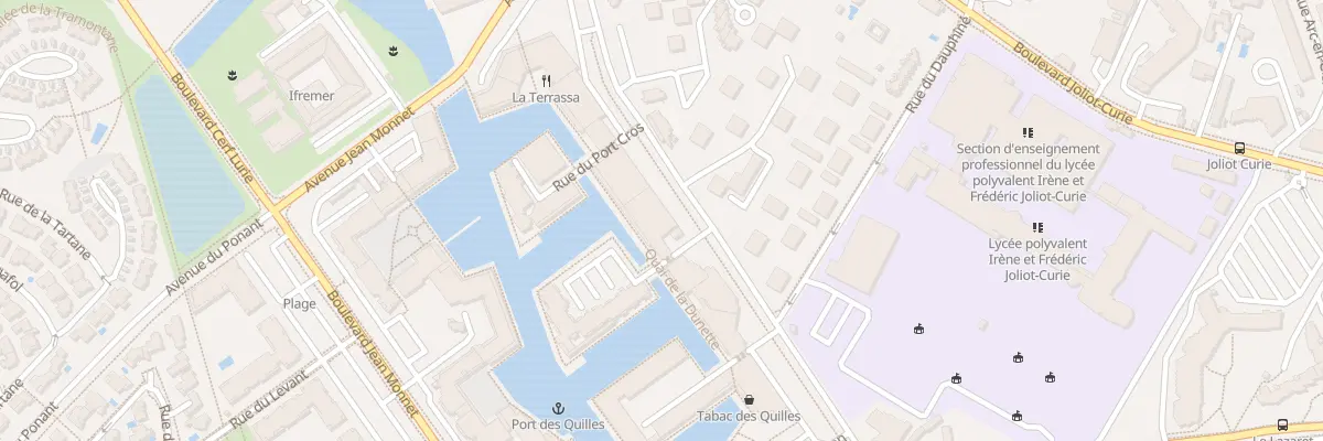 Plan du 2 Rue du Grand Large à Sète