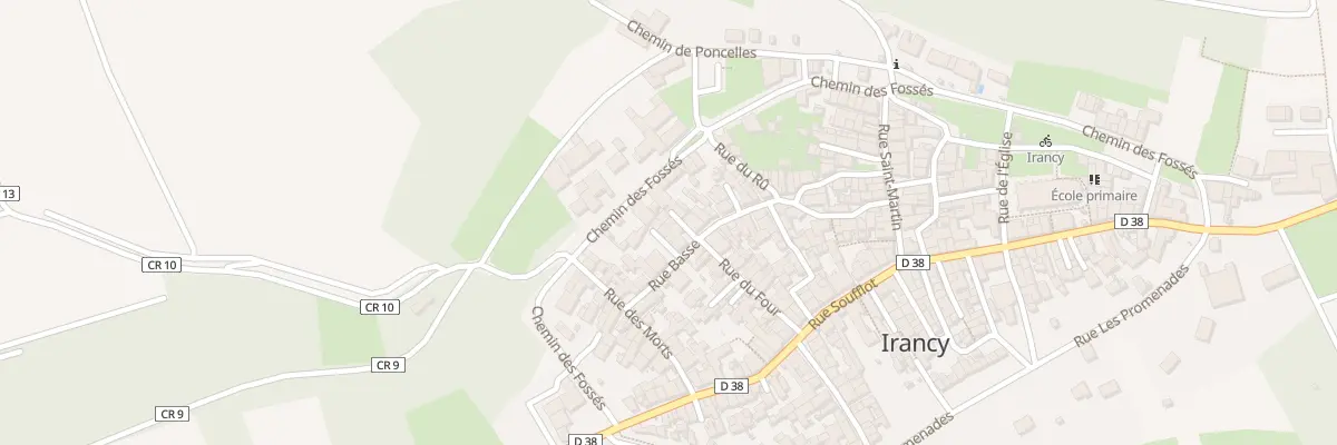 Plan du 26 Rue Basse à Irancy