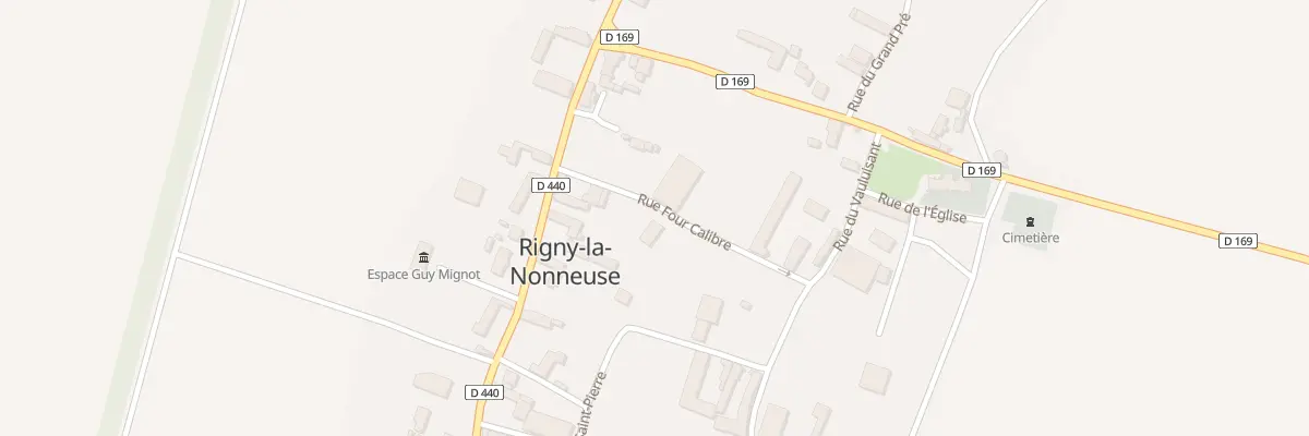 Plan du 6 Che du Four Calibre à Rigny-la-Nonneuse