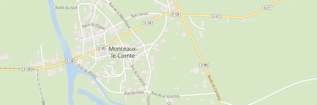 Plan du 3 Pl du Champ de Foire à Monceaux-le-Comte