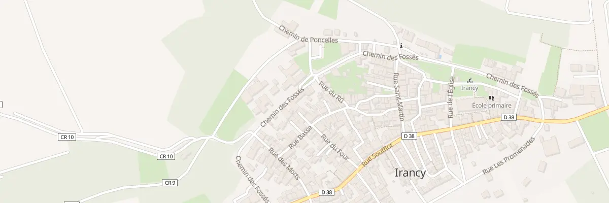 Plan du 16 Rue Basse à Irancy