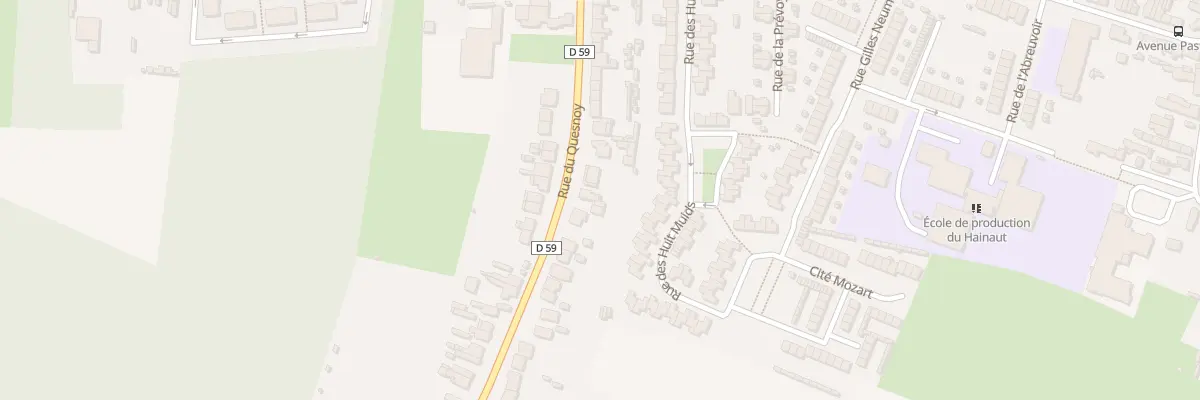 Plan du 336 Rue du Quesnoy à Quiévrechain