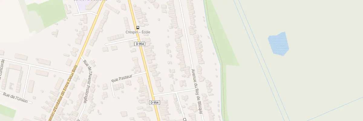 Plan du 75 Rue du Roy de Blicquy à Crespin