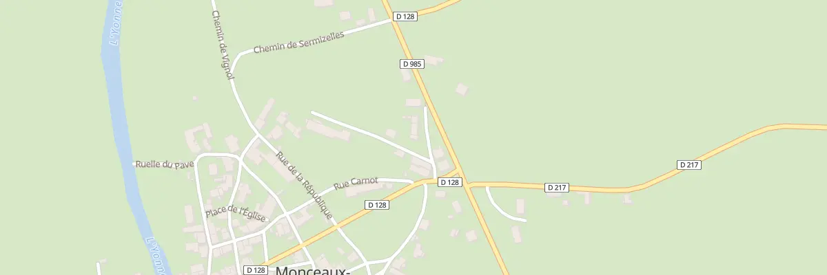 Plan du 5 Che de Saizy à Monceaux-le-Comte
