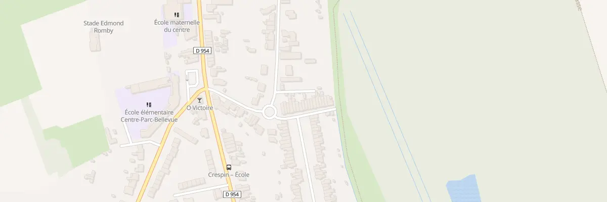 Plan du 8 Rue du Roy de Blicquy à Crespin