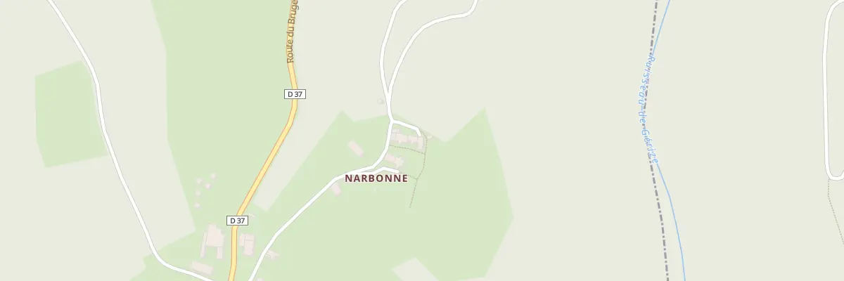 Plan du 5488 Narbonne à Olliergues