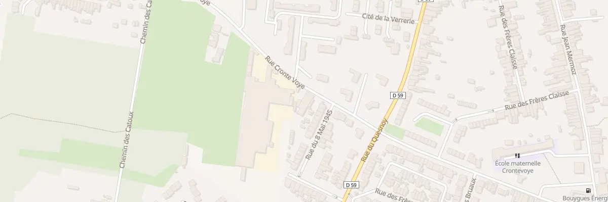 Plan du 20 Rue Cronte-voye à Quiévrechain