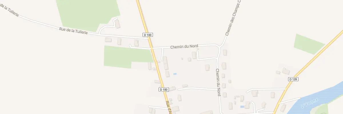 Plan du 36 Rue d’Auxerre à Bazarnes