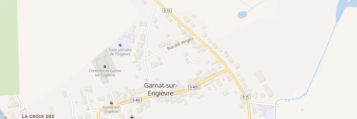 Plan du 27 Rte de Gannay sur Loire à Garnat-sur-Engièvre