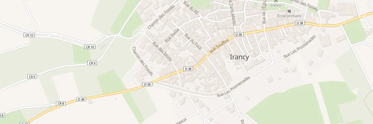 Plan du 13 Rue Soufflot à Irancy