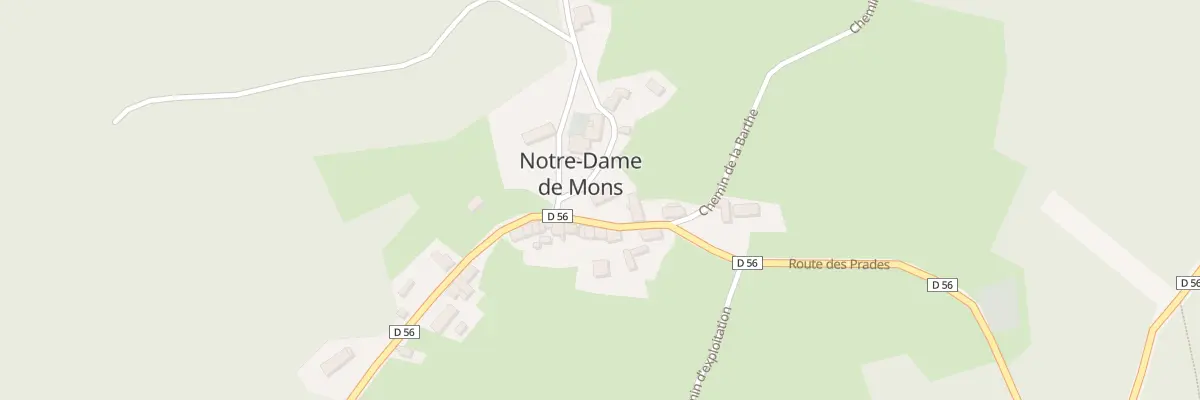 Plan du 5069 Notre Dame de Mons à Champétières