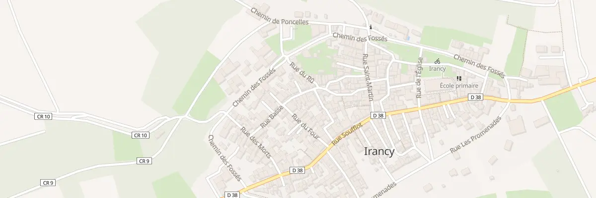 Plan du 19 Rue Basse à Irancy