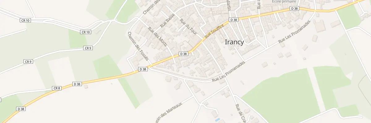 Plan du 18 Rue Soufflot à Irancy