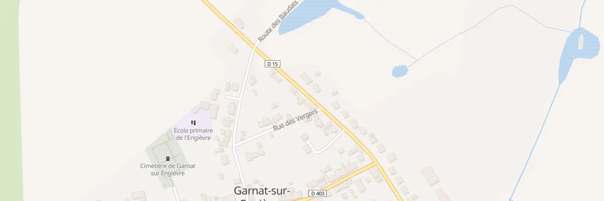 Plan du 33 Rte de Gannay sur Loire à Garnat-sur-Engièvre