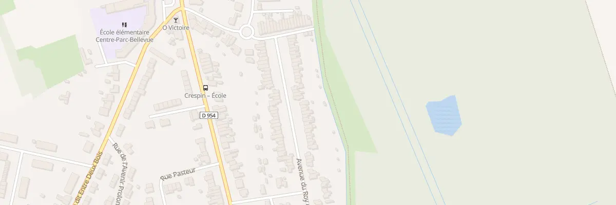 Plan du 54 Rue du Roy de Blicquy à Crespin