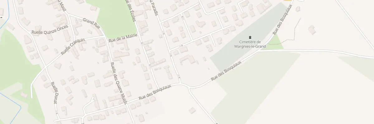 Plan du 29 Rue du Paradis à Wargnies-le-Grand