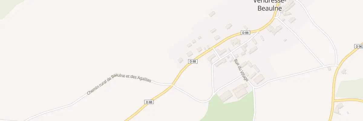 Plan du 10 Rue de Beaulne à Vendresse-Beaulne