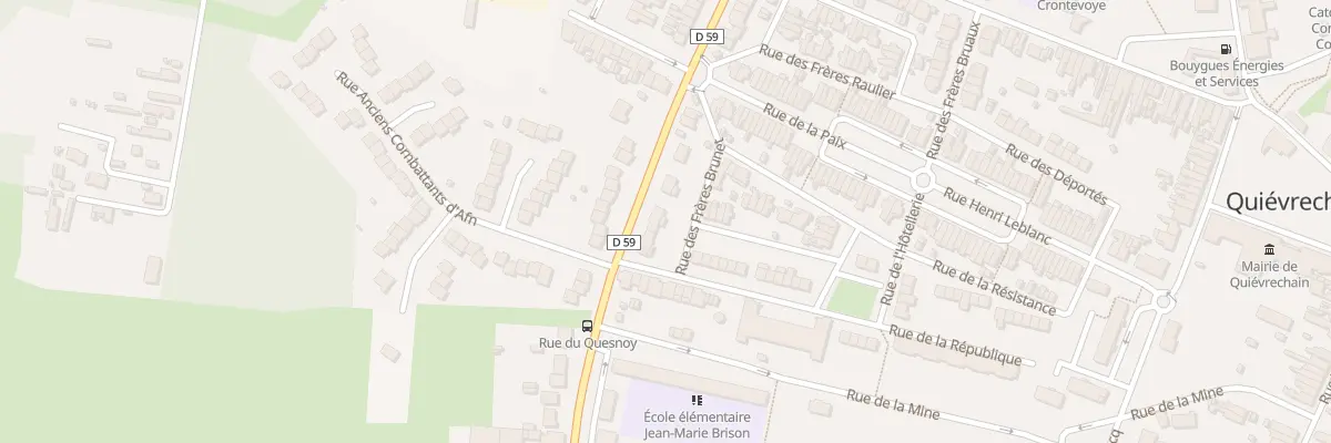 Plan du 180 Rue du Quesnoy à Quiévrechain