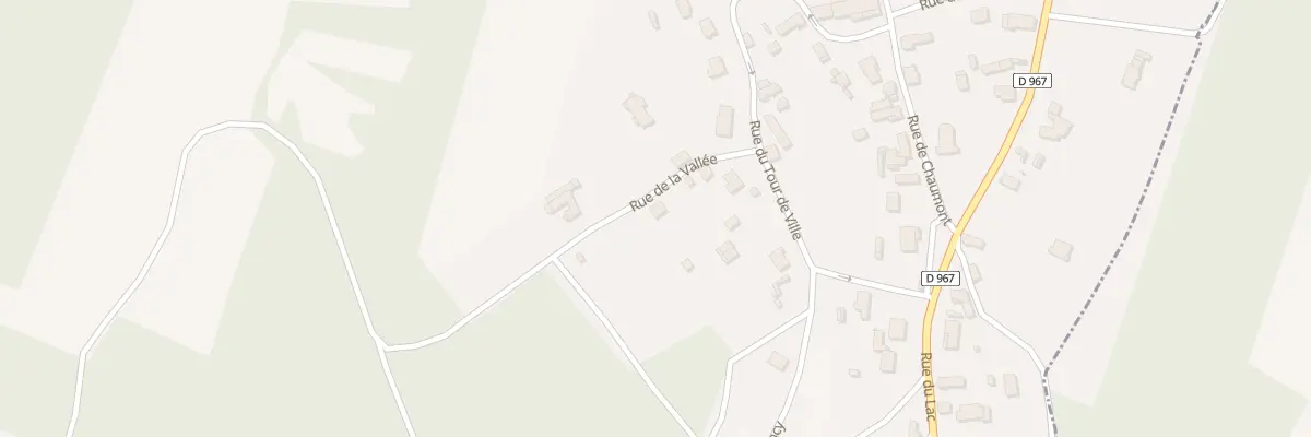 Plan du 3 Rue de la Vallée à Monthenault