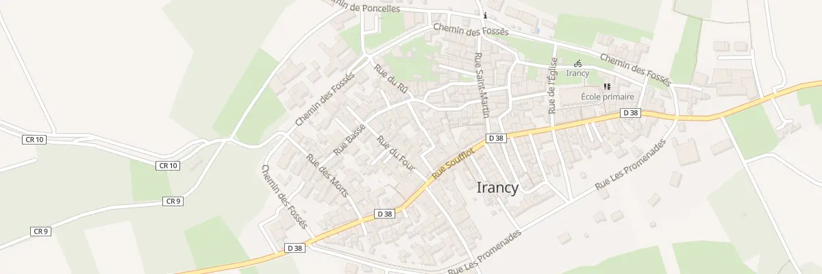 Plan du 6 Rue du Four à Irancy