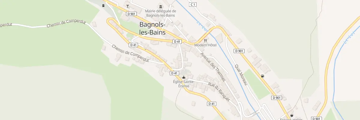 Plan du 6 Rue de la Jarretière à Mont Lozère et Goulet