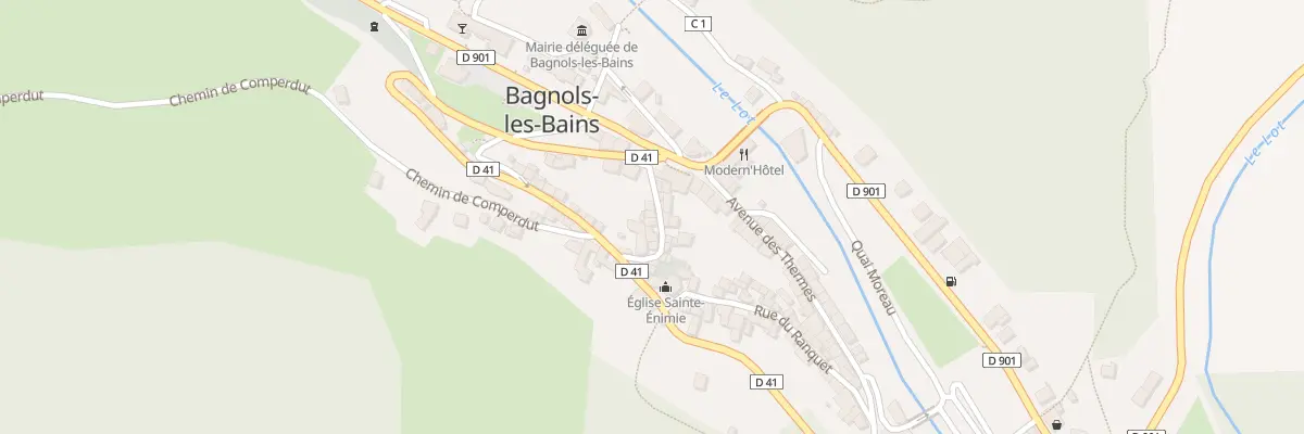 Plan du 4 Rue de la Jarretière à Mont Lozère et Goulet