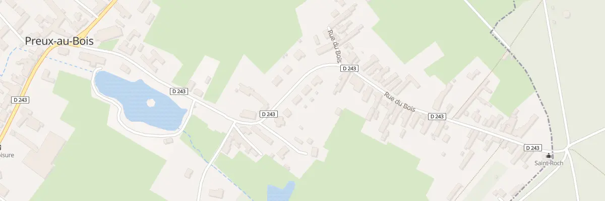 Plan du 14 Rue du Bois à Preux-au-Bois