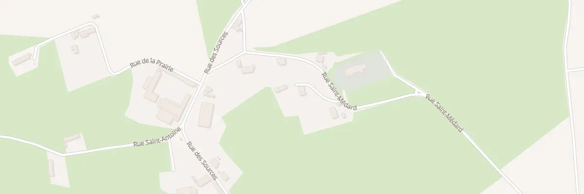Plan du 5 Rue Saint Medard à Flavigny-le-Grand-et-Beaurain
