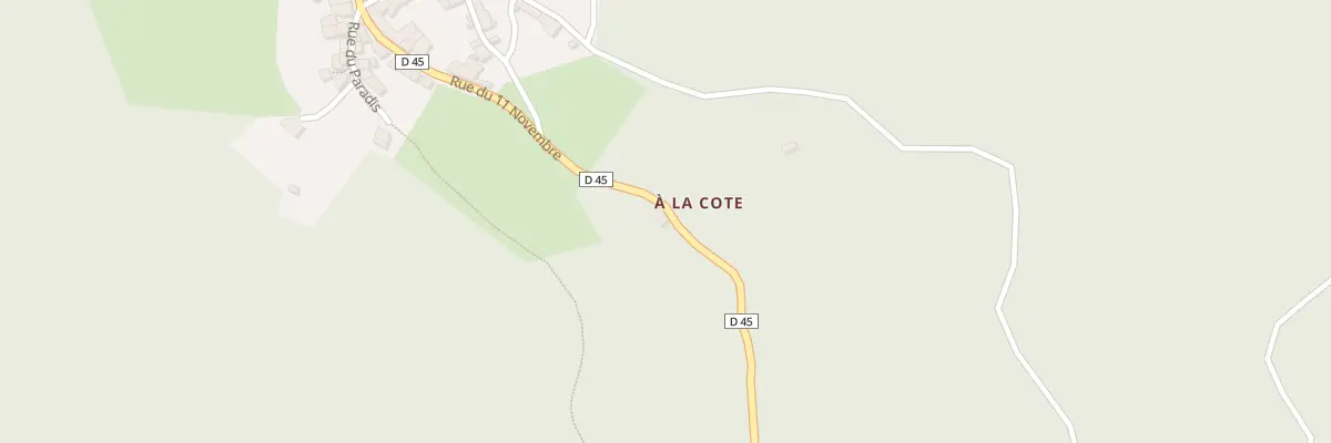 Plan du 5220 A la Cote à Olmet