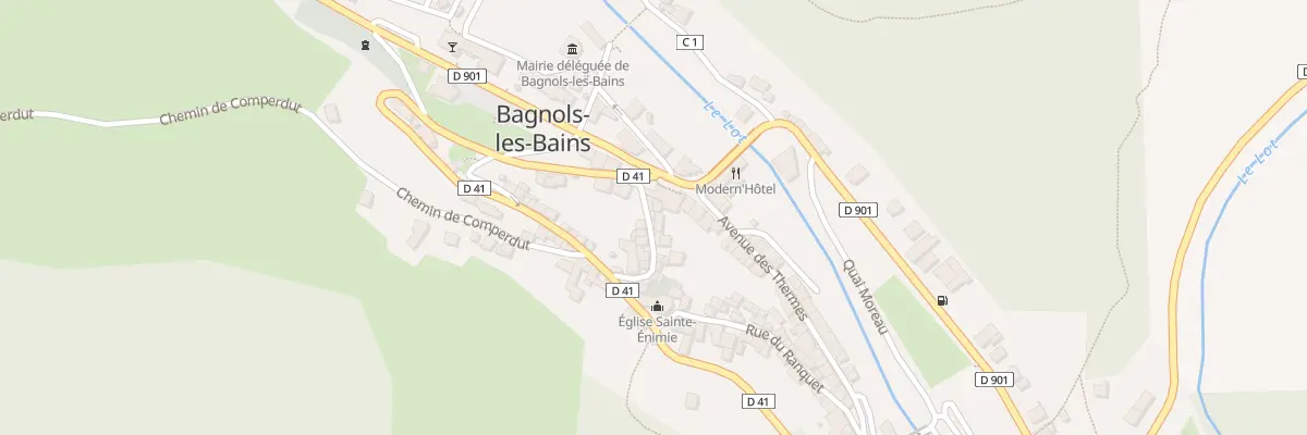 Plan du 5 Rue de la Jarretière à Mont Lozère et Goulet
