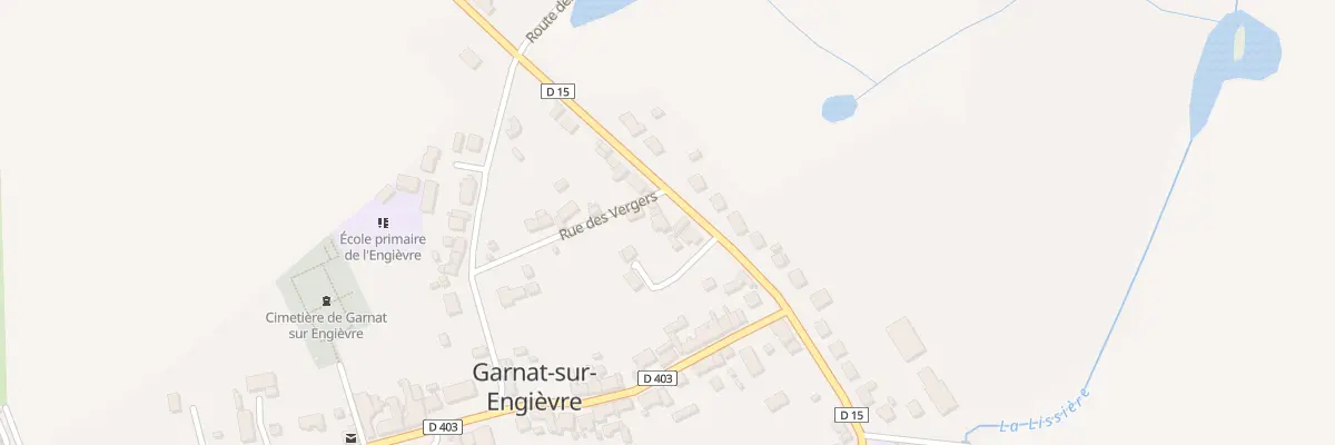 Plan du 29 Rte de Gannay sur Loire à Garnat-sur-Engièvre