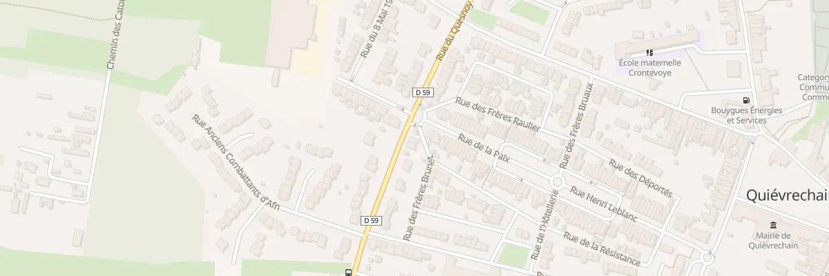 Plan du 164 Rue du Quesnoy à Quiévrechain