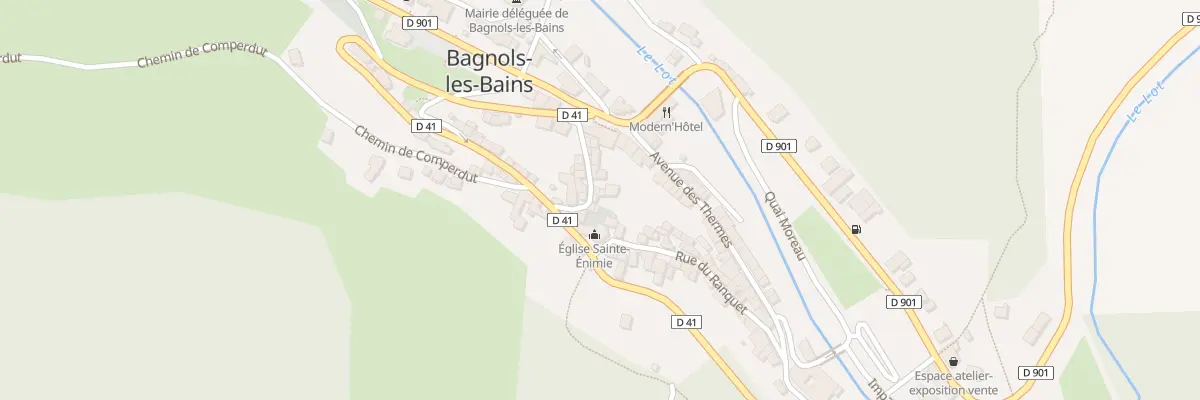 Plan du 13T Rue de la Jarretière à Mont Lozère et Goulet