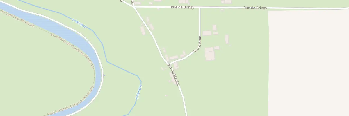 Plan du 25 Rue d’Aron à Alluy