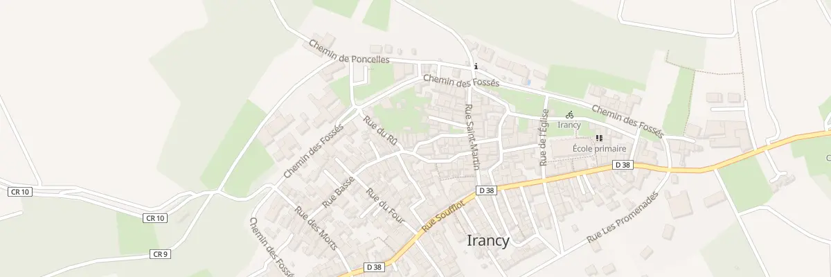 Plan du 8 Rue de la Boucherie à Irancy