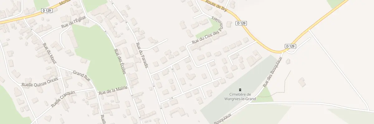 Plan du 6 Le Jardin Eden Rue Paradis à Wargnies-le-Grand