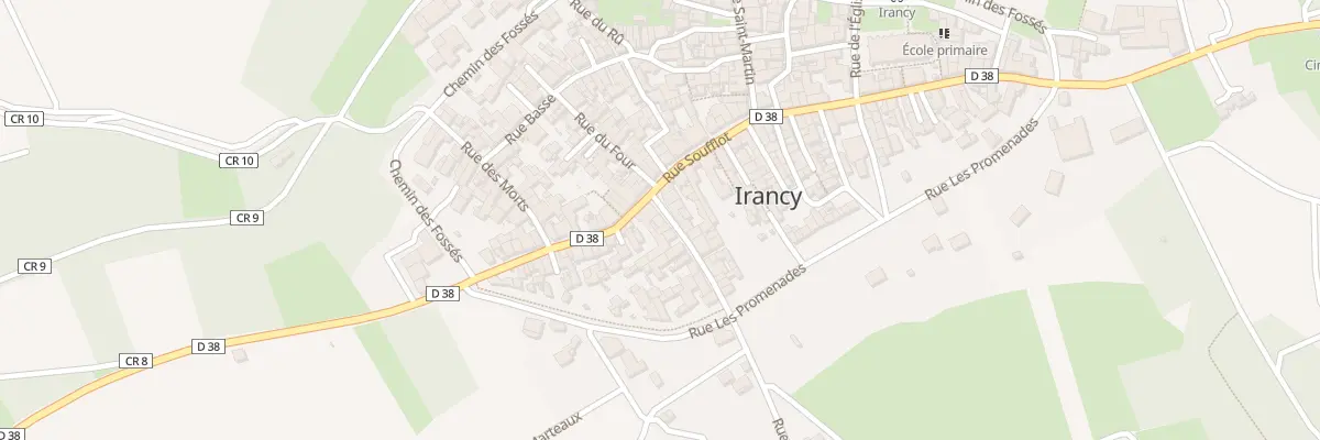 Plan du 4 Rue de Cravant à Irancy