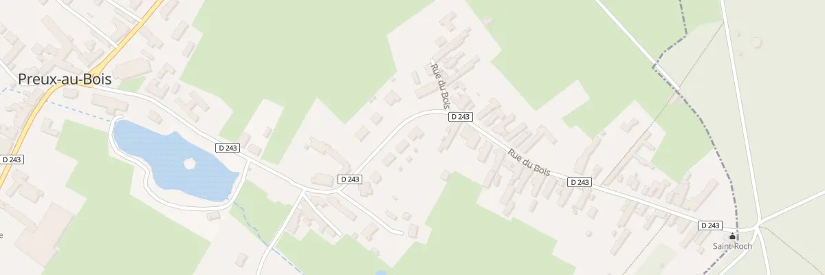 Plan du 20 Rue du Bois à Preux-au-Bois