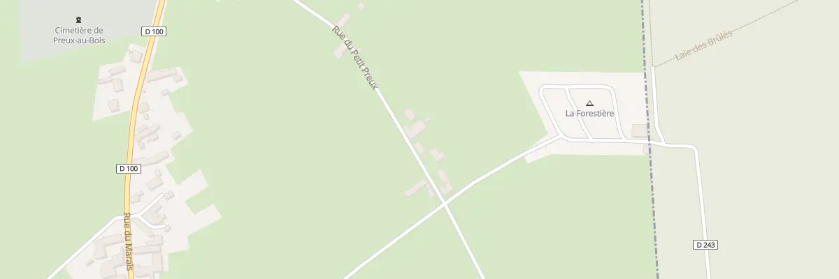 Plan du 31 Rue du Petit Preux à Preux-au-Bois
